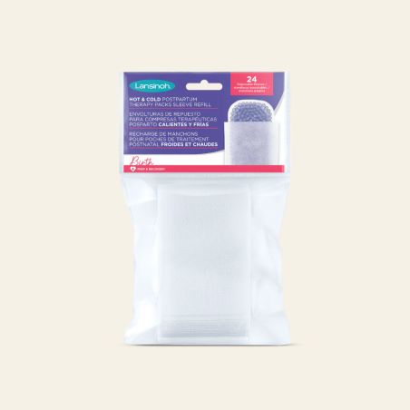 Lansinoh Recharges pochettes hygiéniques pour serviette post accouchement apaisante - chaude / froide