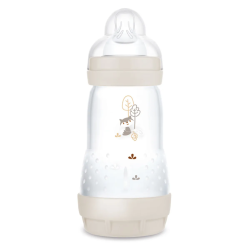 MAM - Biberon Easy Start / Anti-Colique - 260ml - Sable - Tétine Débit 2