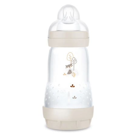 MAM - Biberon Easy Start / Anti-Colique - 260ml - Sable - Tétine Débit 2