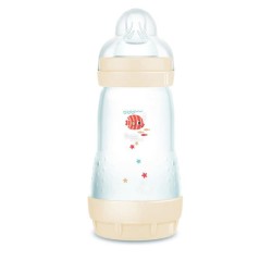 MAM - Biberon Easy Start / Anti-Colique - 260ml - Coton - Tétine Débit 2