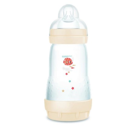 MAM - Biberon Easy Start / Anti-Colique - 260ml - Coton - Tétine Débit 2