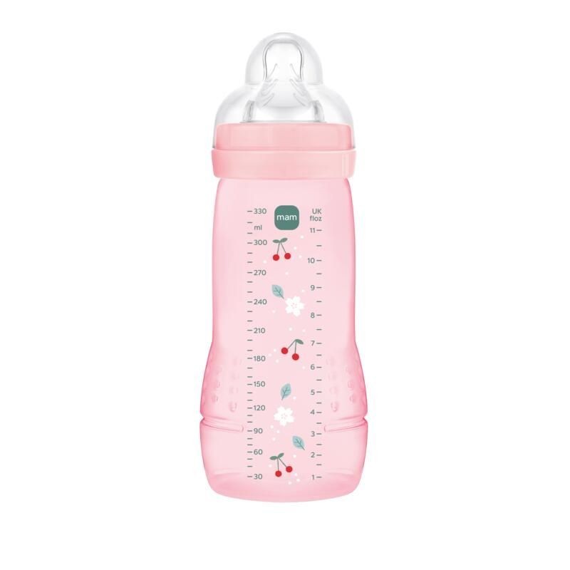 MAM - Biberon Easy Active Berry 330 ml - Tétine débit X