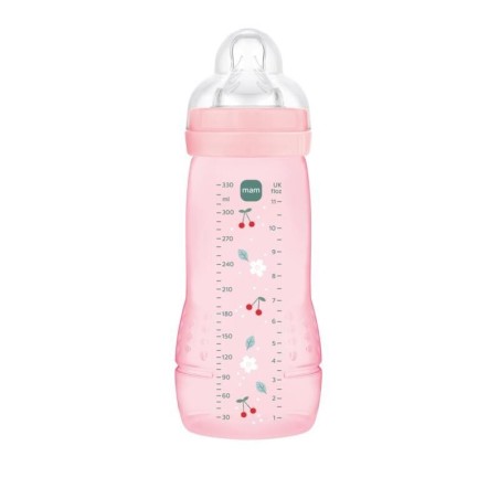 MAM - Biberon Easy Active Berry 330 ml - Tétine débit X