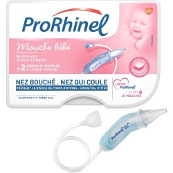 ProRhinel Mouche bébé + 2 Embouts Souples