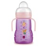 MAM - Biberon de Transition 220 ml - Bec souple antifuite silicone