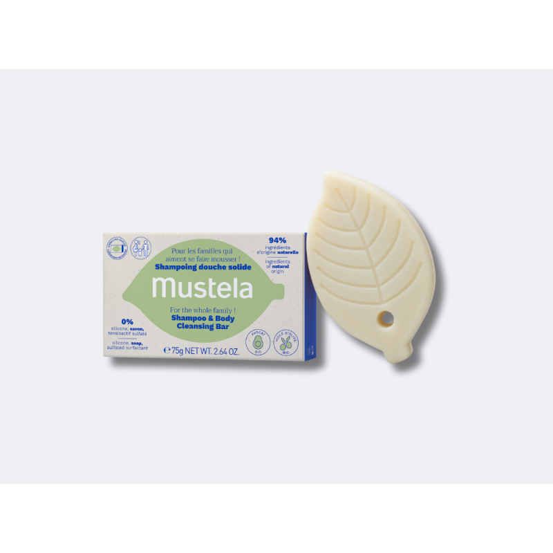 MUSTELA - Shampooing Douche Solide 75g