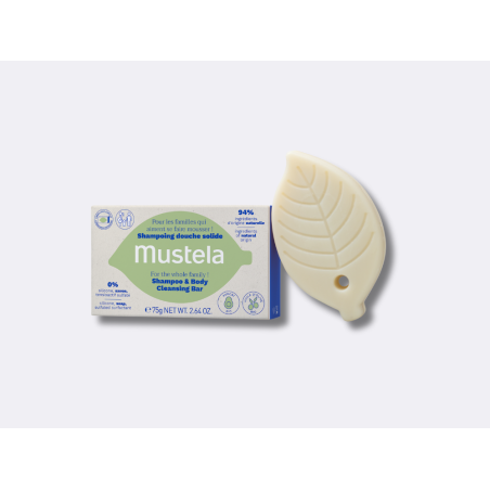 MUSTELA - Shampooing Douche Solide 75g