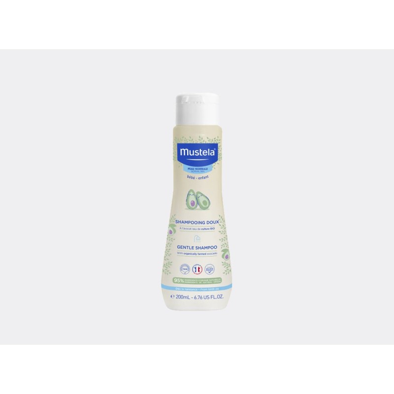 MUSTELA - Shampooing doux bébé à l'avocat BIO 200 ml