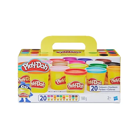 Play-Doh - Coffret de 20 Pots de Pâte à Modeler