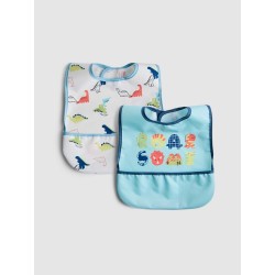 Primark - Lot de 2 bavoirs à motif dinosaures