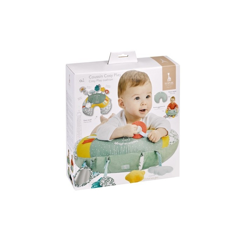 Sophie La Girafe - Coussin d'Activités Cosy Play 2-en-1