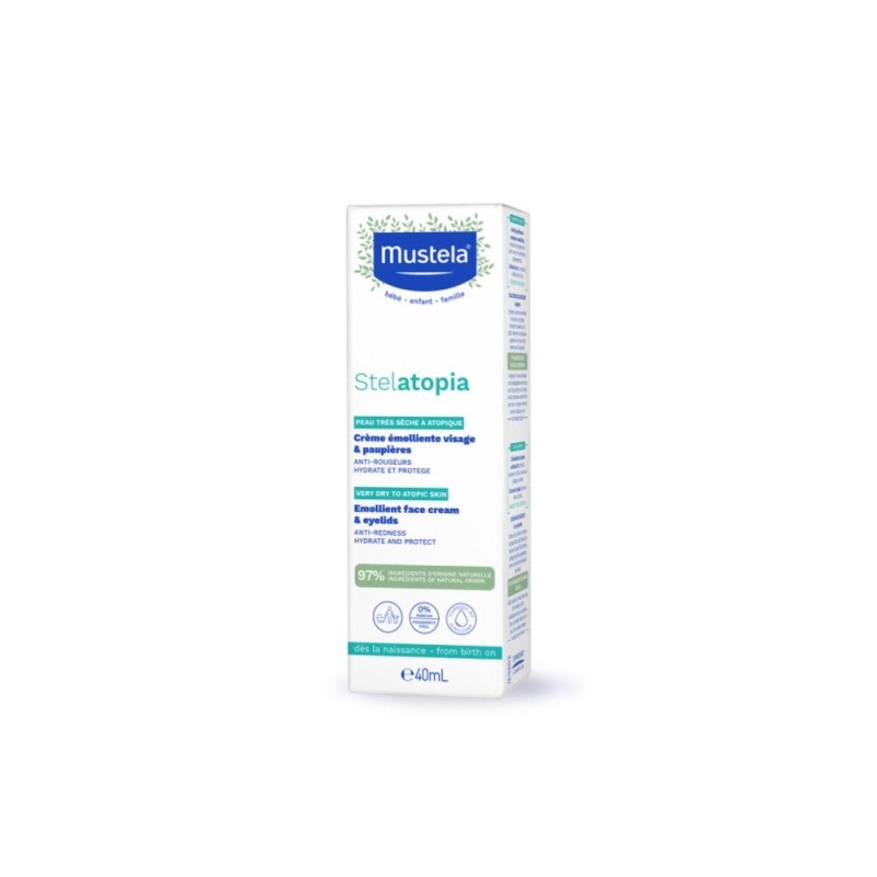 MUSTELA - Stelatopia Crème émolliente visage et paupières 40 ml