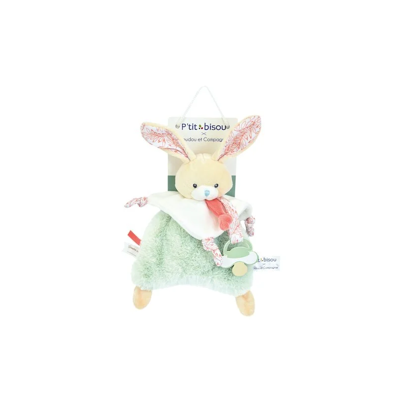 P'tit bisou - Iris et Malo Doudou attache tétine Iris