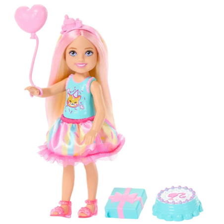 Barbie - Coffret Poupée Chelsea Fête son Anniversaire