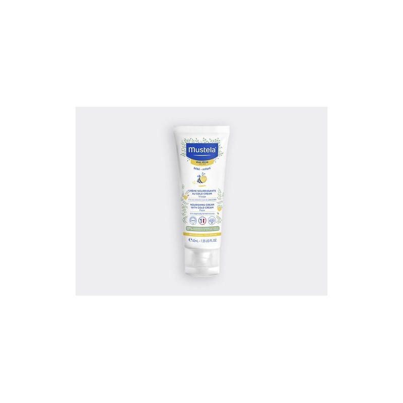 MUSTELA - Crème nourrissante au Cold Cream à la cire d'abeille BIO 40 ml