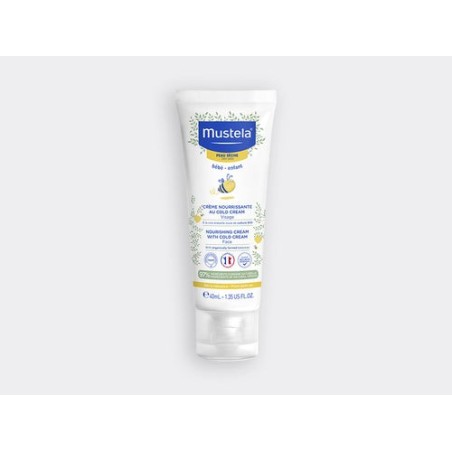 MUSTELA - Crème nourrissante au Cold Cream à la cire d'abeille BIO 40 ml