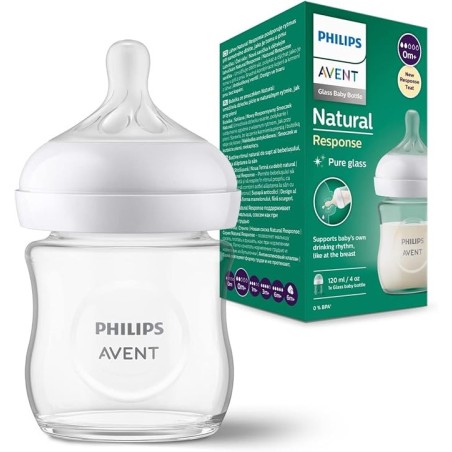 Philips AVENT - Biberons Natural en verre 3.0 120 ml
