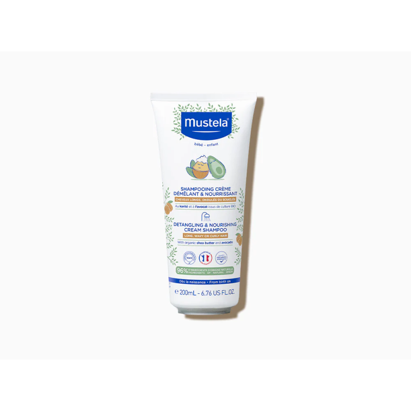 MUSTELA - Shampoing crème Démêlant & Nourrissant 200 ml