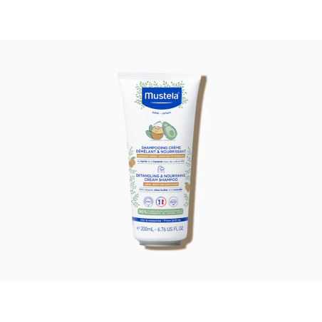 MUSTELA - Shampoing crème Démêlant & Nourrissant 200 ml