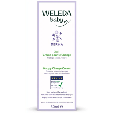 WELEDA - Crème Pour le Change - Peaux Très Sensibles à Tendance Atopique - 50ml