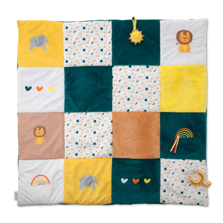 Tapis d'éveil XL Safari 100 x 100 cm de Formula Baby